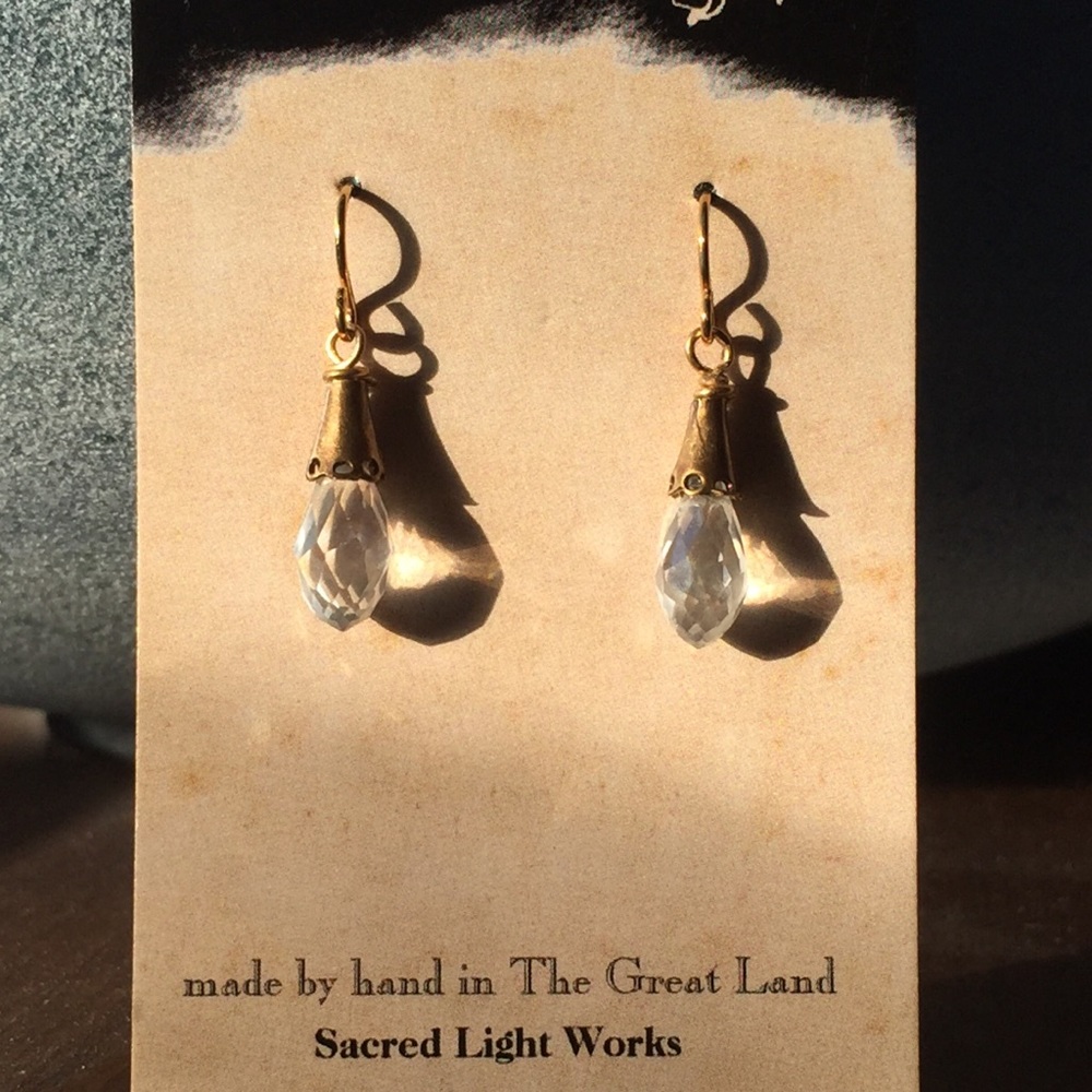 Sparkling earrings